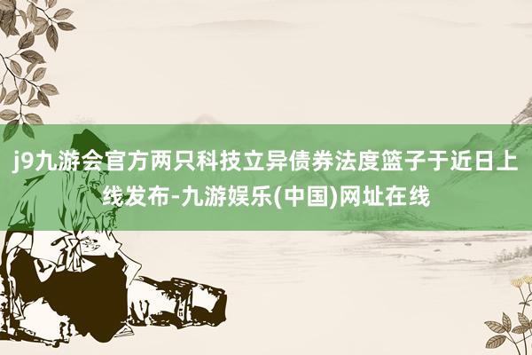 j9九游会官方两只科技立异债券法度篮子于近日上线发布-九游娱乐(中国)网址在线